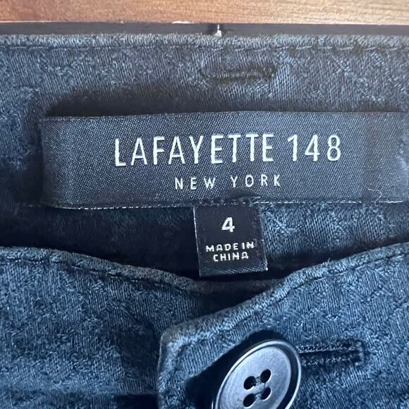 LAFAYETT 148 New York Women's Pants Size 4 Cotton Spandex Straight Leg Trouser - Picture 5 of 7